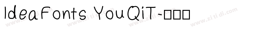IdeaFonts YouQiT字体转换